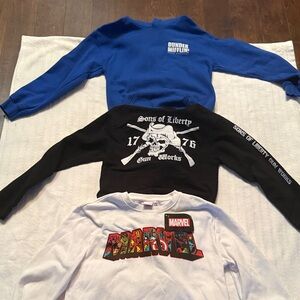 Marvel Kids Graphic Sweatshirt - White with Multicolor Logo